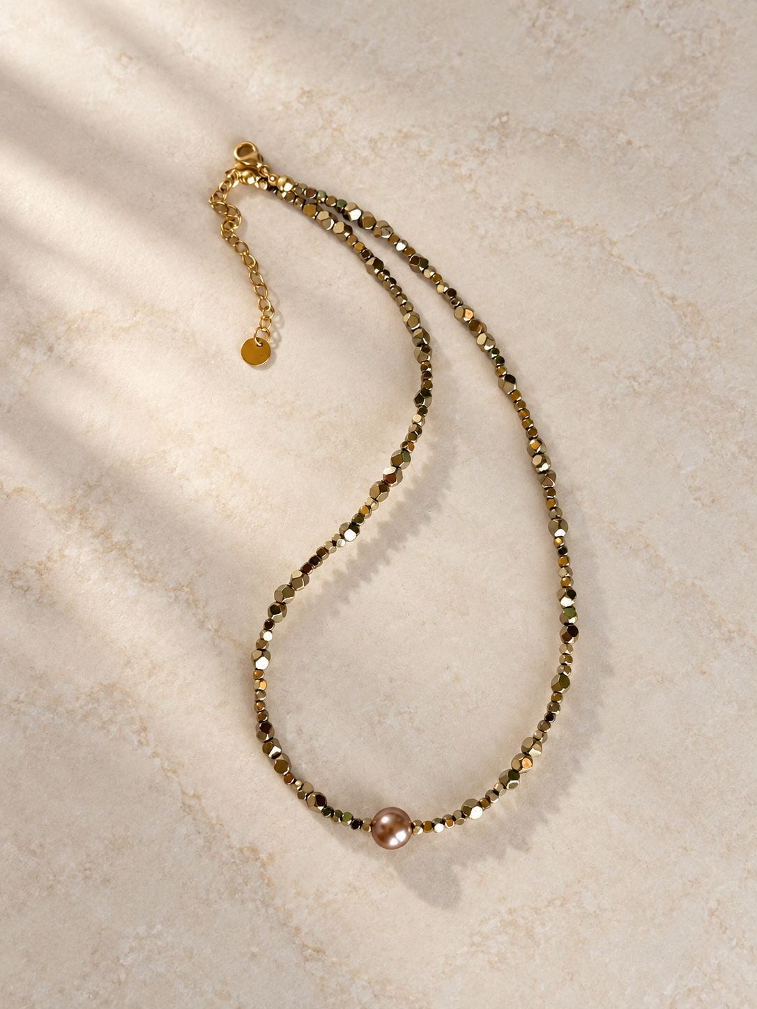 Hematite Gold Pearl