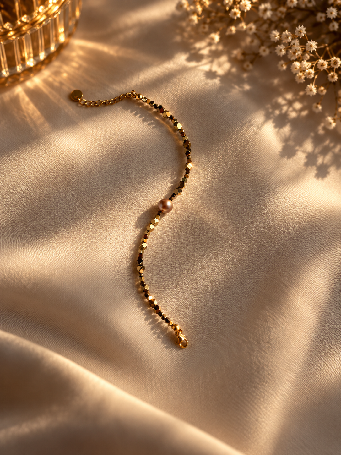 Hematite Gold Pearl
